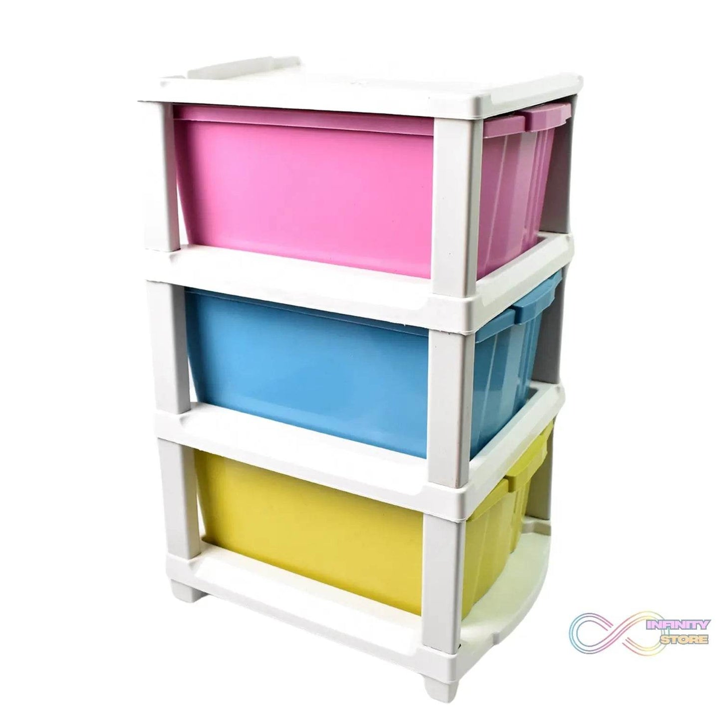3 Layer Plastic Drawer Storage Organizer (1 Pc) - infinityexculsivestore.com
