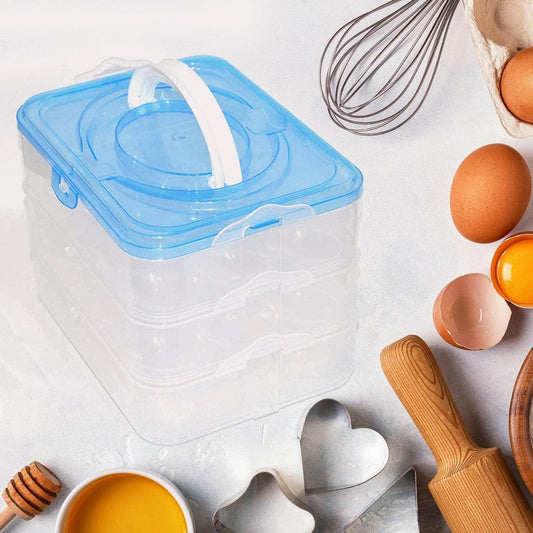 3-Layer Plastic Refrigerator Egg Storage Box (36 Grid) - infinityexculsivestore.com