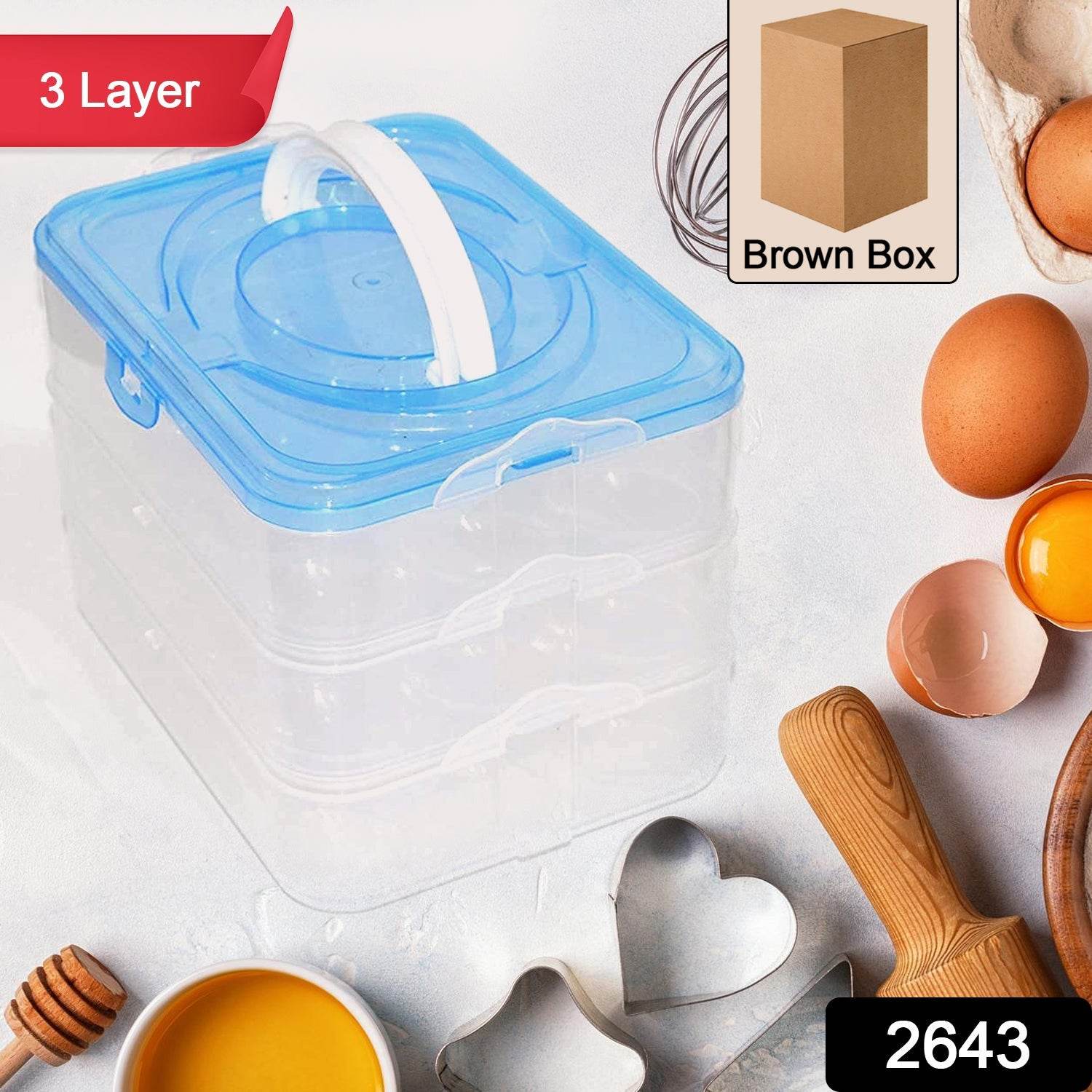 3-Layer Plastic Refrigerator Egg Storage Box (36 Grid) - infinityexculsivestore.com