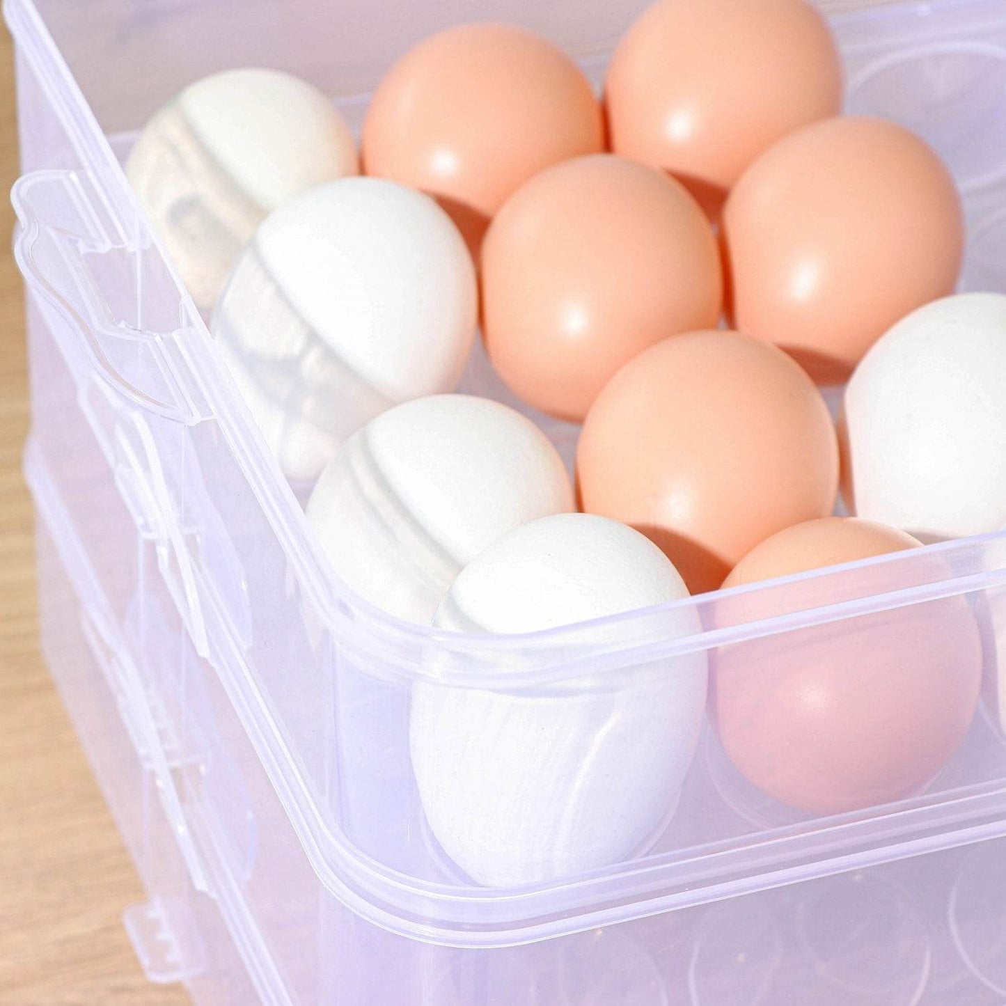 3-Layer Plastic Refrigerator Egg Storage Box (36 Grid) - infinityexculsivestore.com