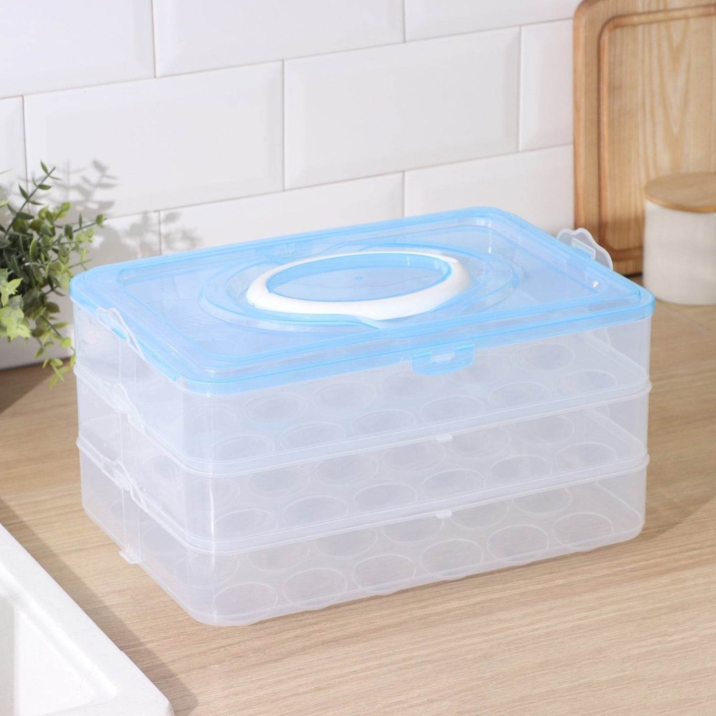 3-Layer Plastic Refrigerator Egg Storage Box (36 Grid) - infinityexculsivestore.com