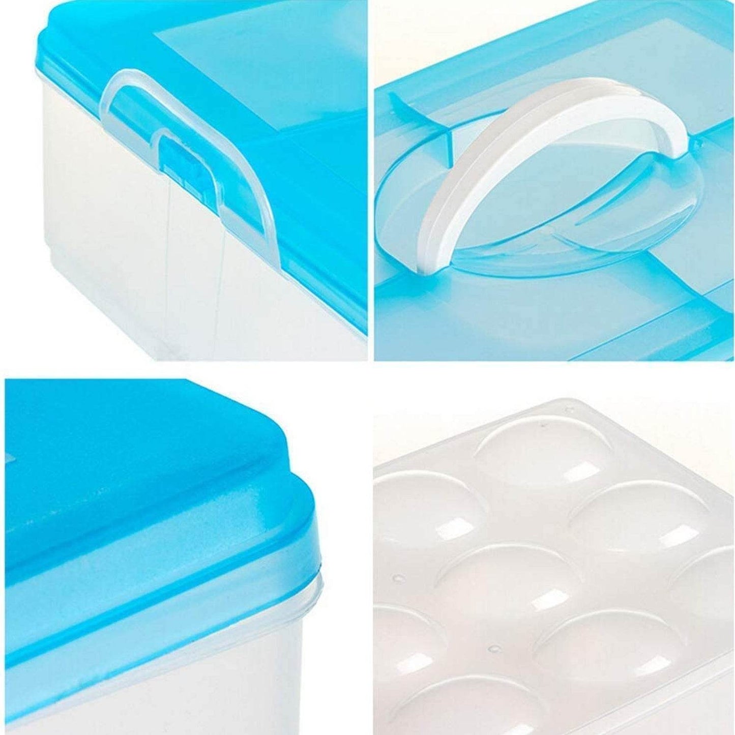 3-Layer Plastic Refrigerator Egg Storage Box (36 Grid) - infinityexculsivestore.com