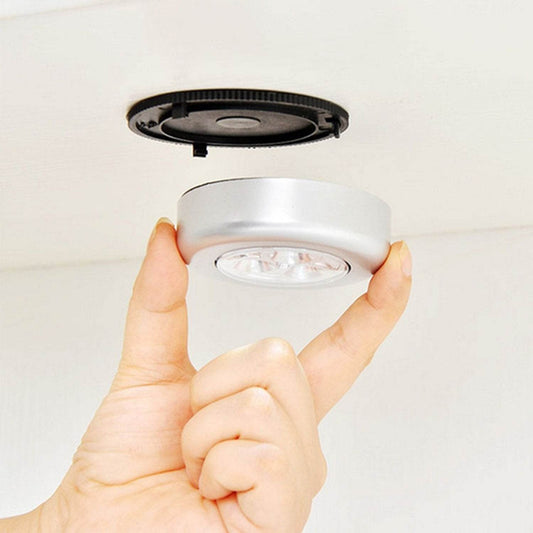 3 Led Cordless Stick Tap Wardrobe Touch Light Lamp - infinityexculsivestore.com