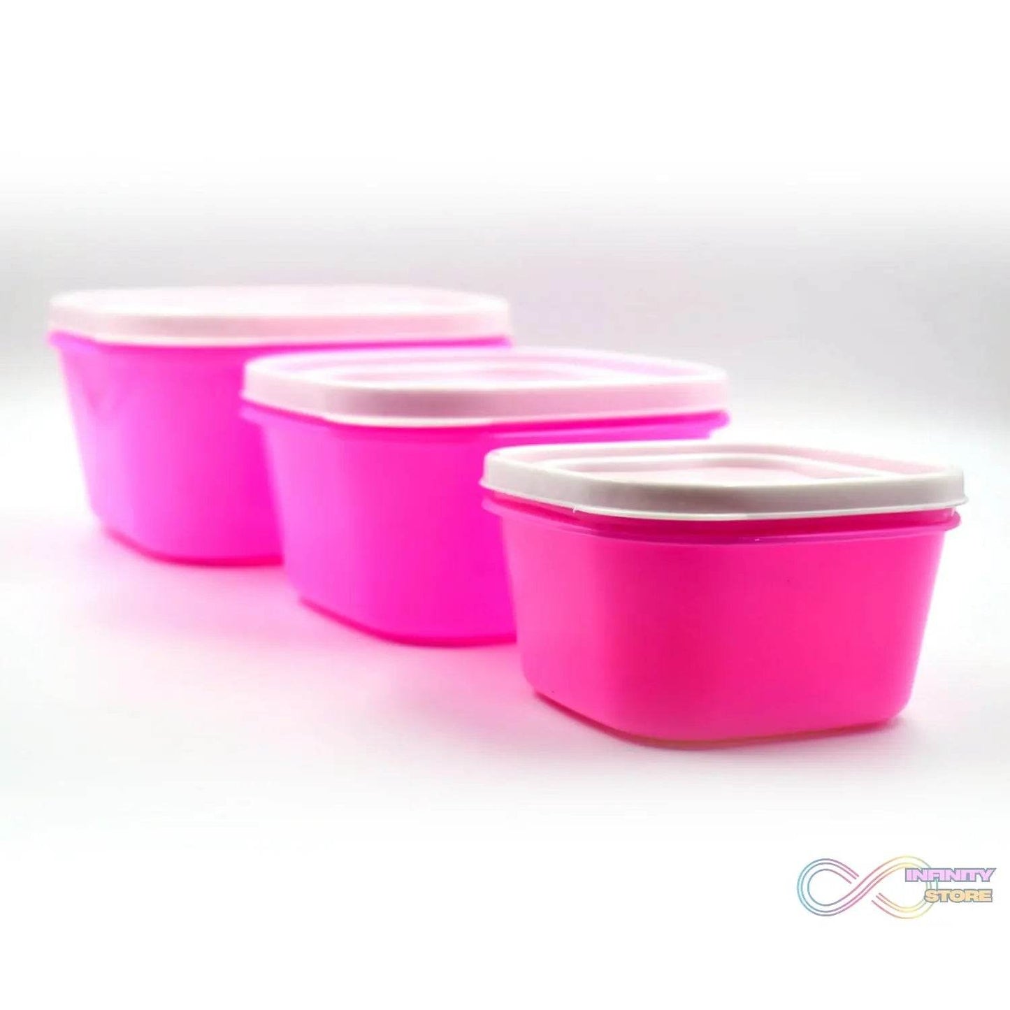 3 Pc Multi-Purpose Container used in all kinds of household and official purposes for storing food and stuffs etc. - infinityexculsivestore.com
