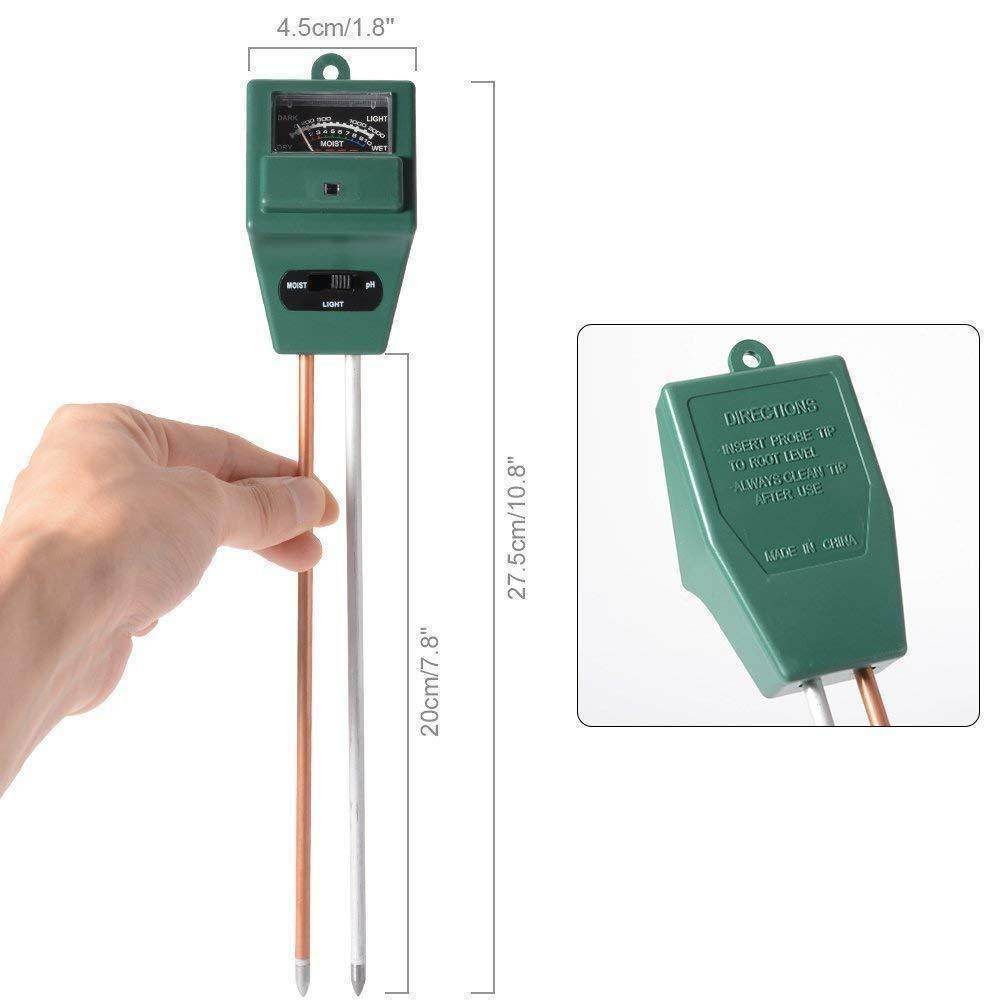 '-3 Way Soil Meter (pH Testing Meter) - infinityexculsivestore.com