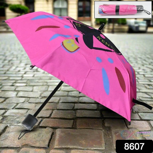 3 - Fold Sun & Rain Protective Foldable Umbrella (1 Pc) - infinityexculsivestore.com