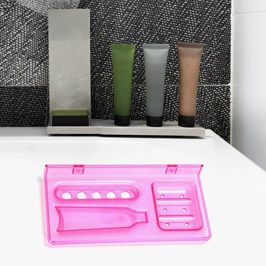 3 - in - 1 Glass Soap Dish for Bathroom Ware by Pure Source India - infinityexculsivestore.com
