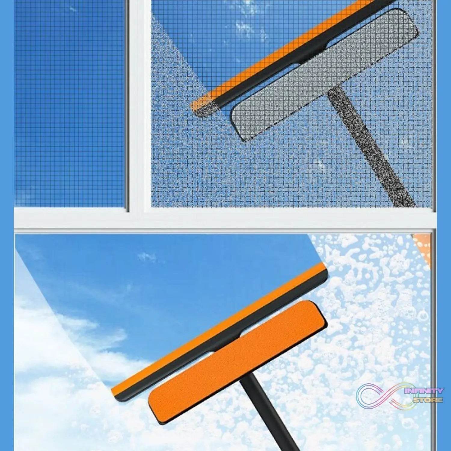 3 in 1 Glass Wiper used in all kinds of household and official places for cleaning and wiping of floors, glasses and dust etc. - infinityexculsivestore.com