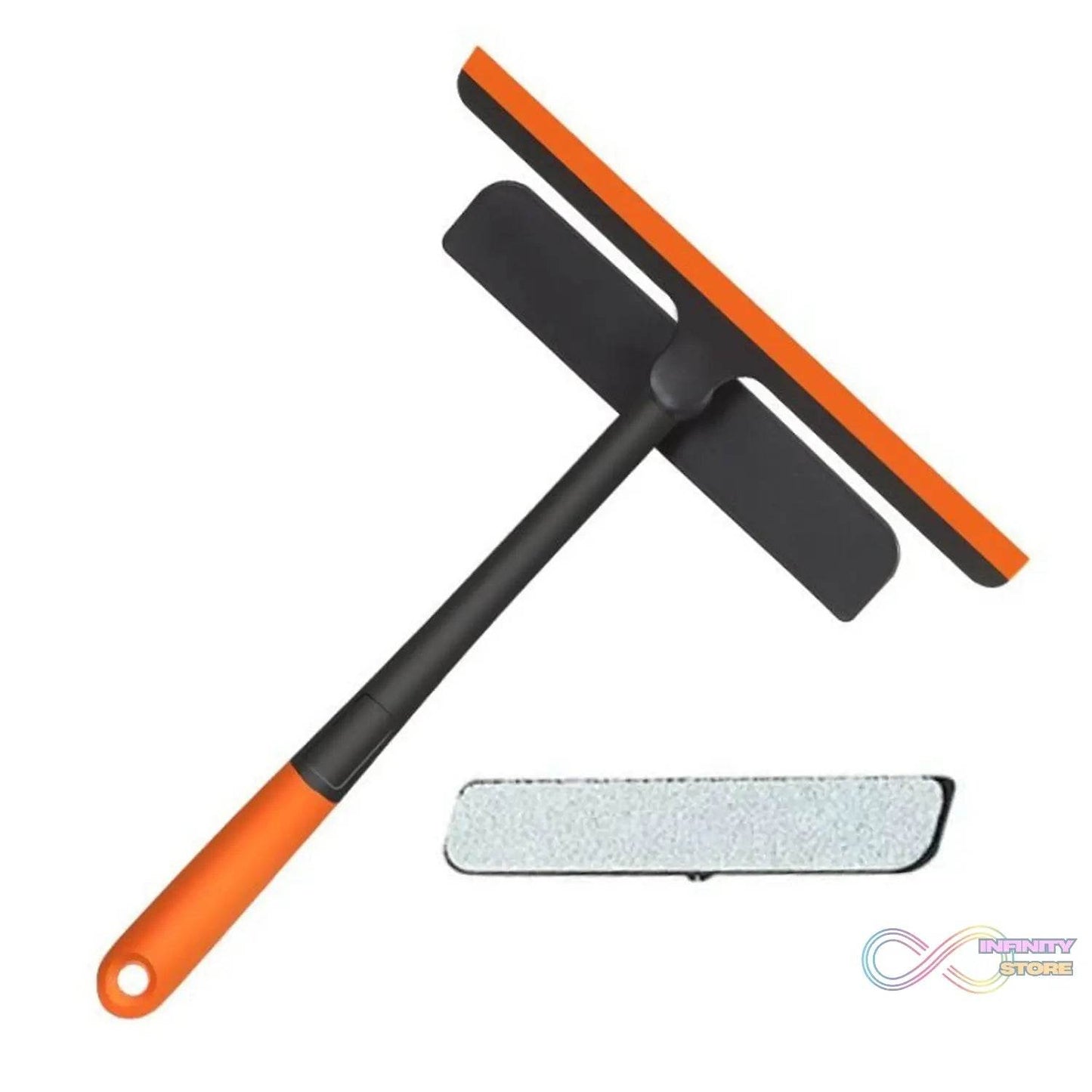 3 in 1 Glass Wiper used in all kinds of household and official places for cleaning and wiping of floors, glasses and dust etc. - infinityexculsivestore.com
