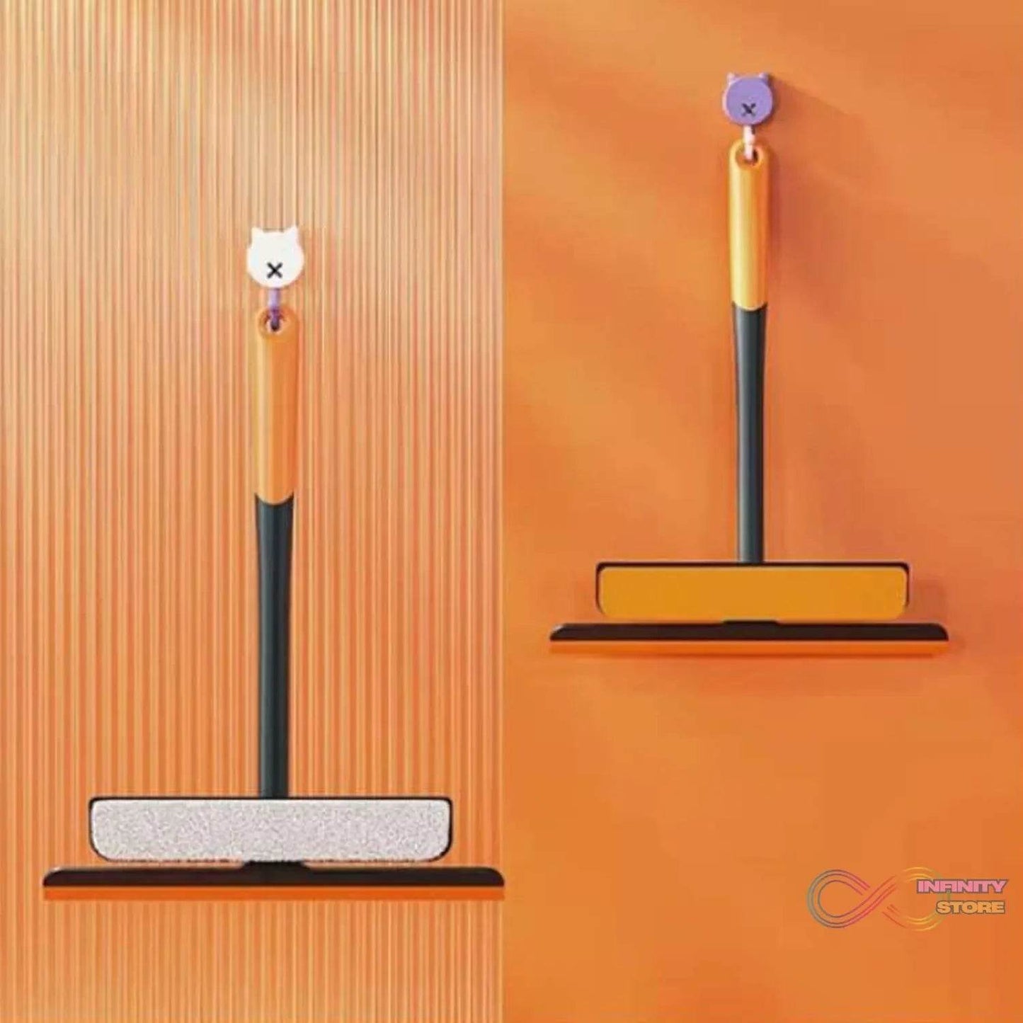 3 in 1 Glass Wiper used in all kinds of household and official places for cleaning and wiping of floors, glasses and dust etc. - infinityexculsivestore.com