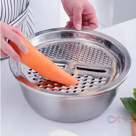 3 in 1 Kitchen Multipurpose Julienne Grater Salad Maker - infinityexculsivestore.com