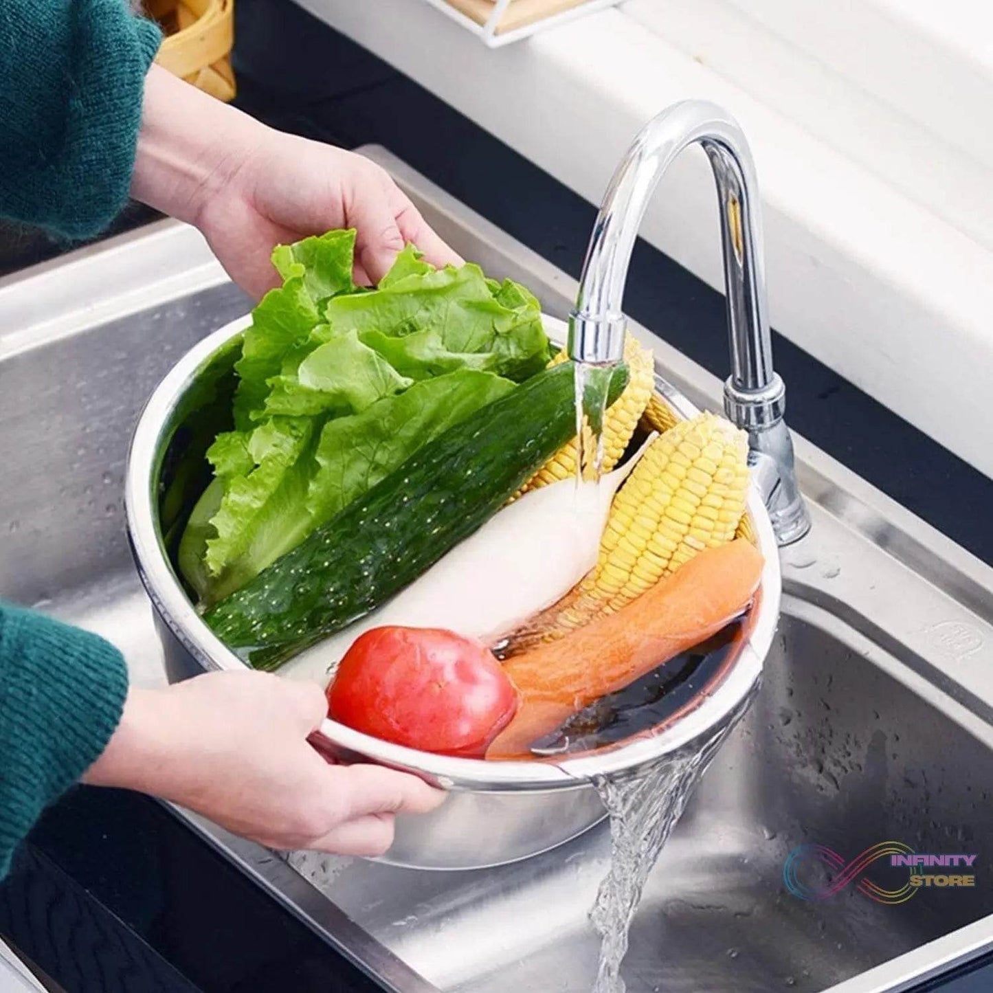 3 in 1 Kitchen Multipurpose Julienne Grater Salad Maker - infinityexculsivestore.com