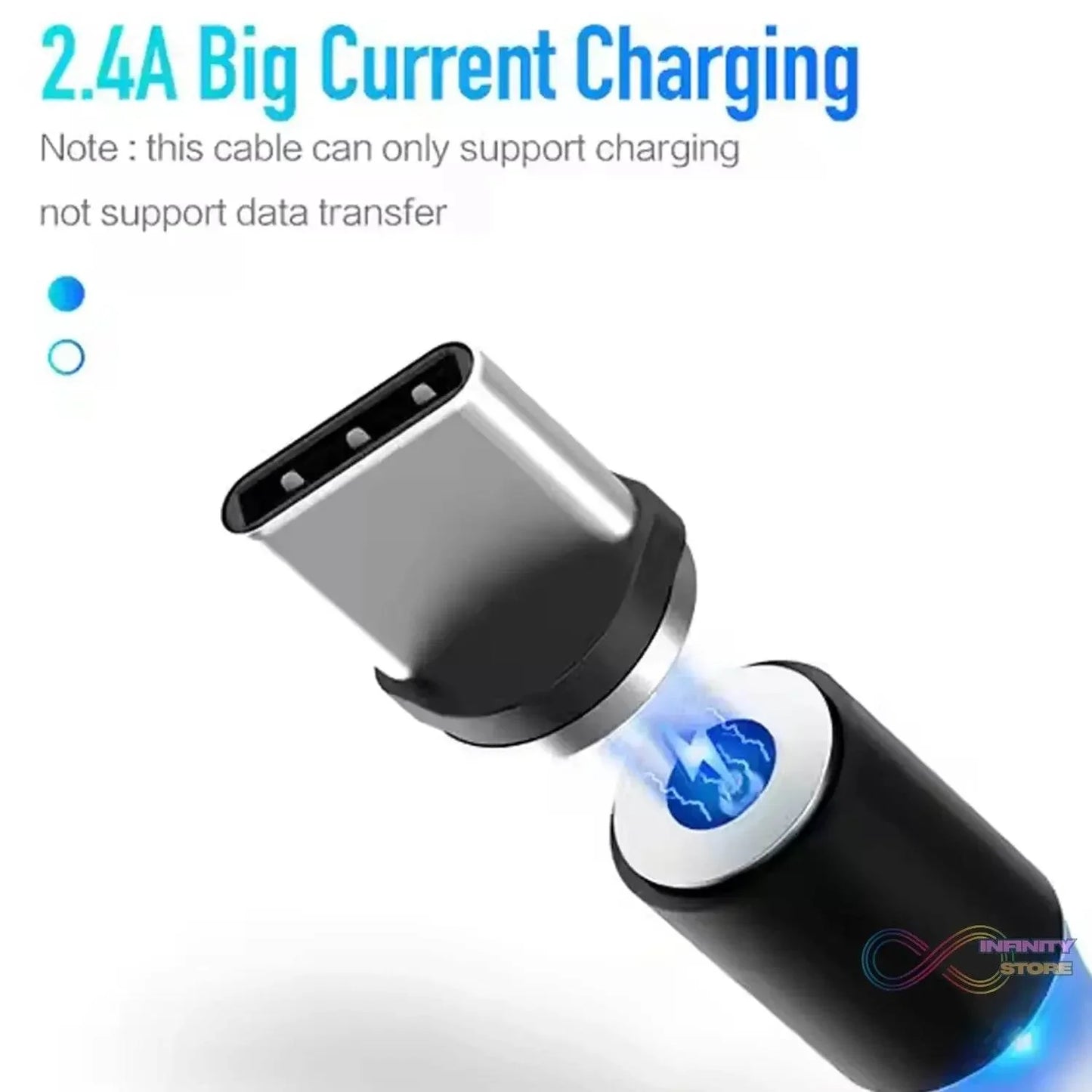 3 in 1 Magnetic Multi Charging Cable (1 Pc) - infinityexculsivestore.com