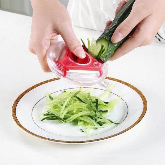 3 in 1 Multi Function Three Use Rotary Hanging Round Planer Peeler and Cutter Vegetable Slicer Kitchen Tools Kitchen Gadgets - infinityexculsivestore.com