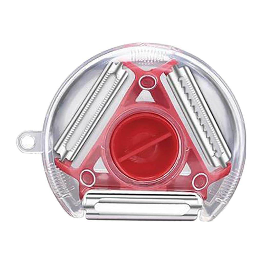 3 in 1 Multi Function Three Use Rotary Hanging Round Planer Peeler and Cutter Vegetable Slicer Kitchen Tools Kitchen Gadgets - infinityexculsivestore.com