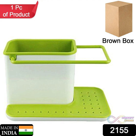 3-in-1 Plastic Sink Stand for Kitchen Use - infinityexculsivestore.com