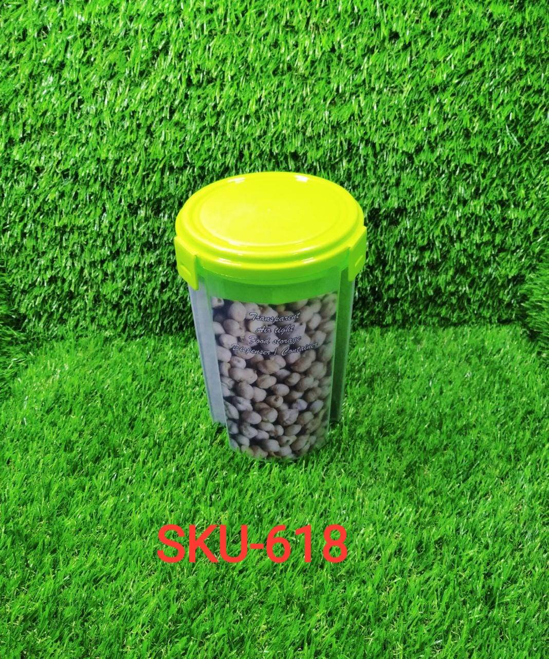 3 in 1 Transparent Air Tight Storage Dispenser Container - infinityexculsivestore.com