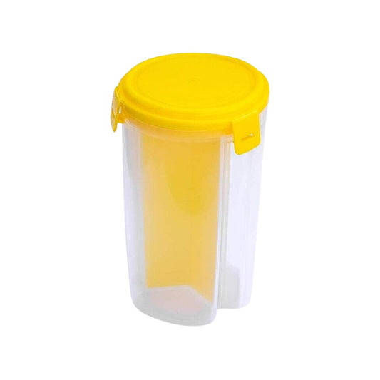 3 in 1 Transparent Air Tight Storage Dispenser Container - infinityexculsivestore.com