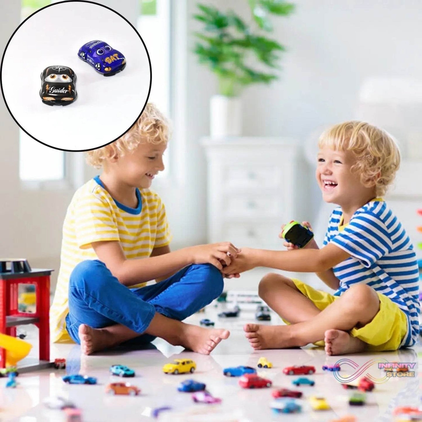 30 Pc Mini Pull Back Car Widely Used By Kids And Children’s For Playing Purposes. - infinityexculsivestore.com