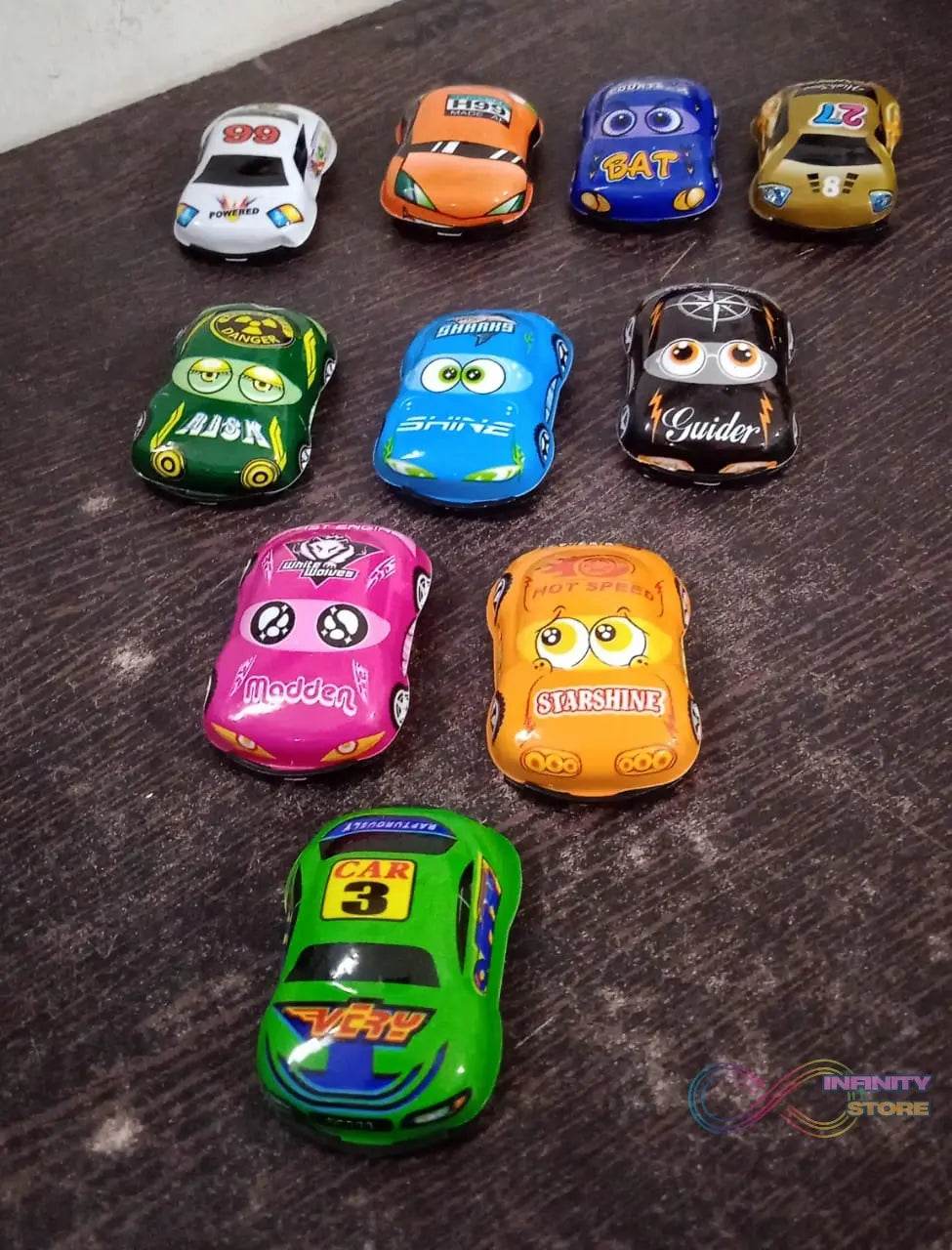 30 Pc Mini Pull Back Car Widely Used By Kids And Children’s For Playing Purposes. - infinityexculsivestore.com