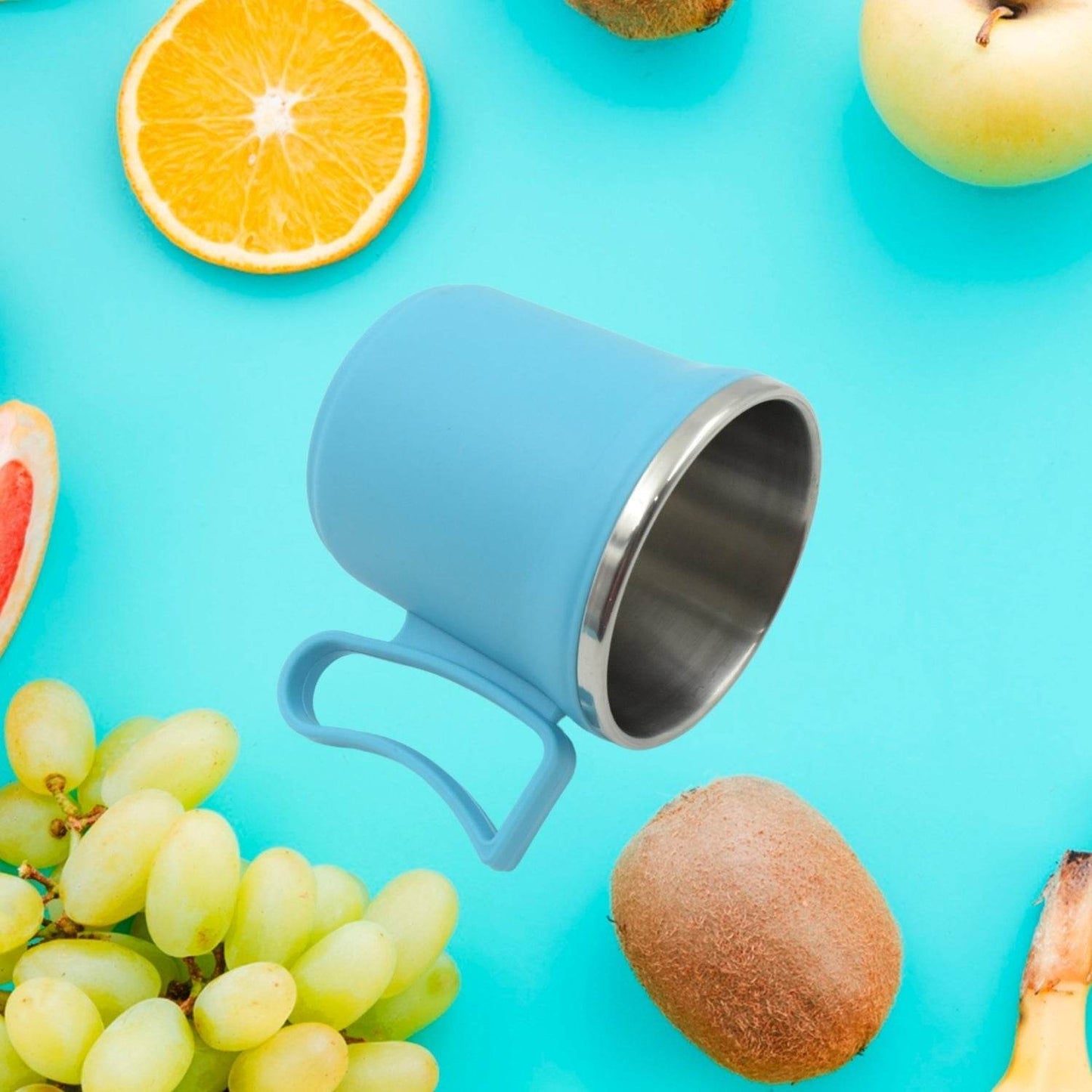300ml Stainless Steel Mug: Insulated, Leakproof Lid, Hot/Cold Drinks (Mix Color) - infinityexculsivestore.com