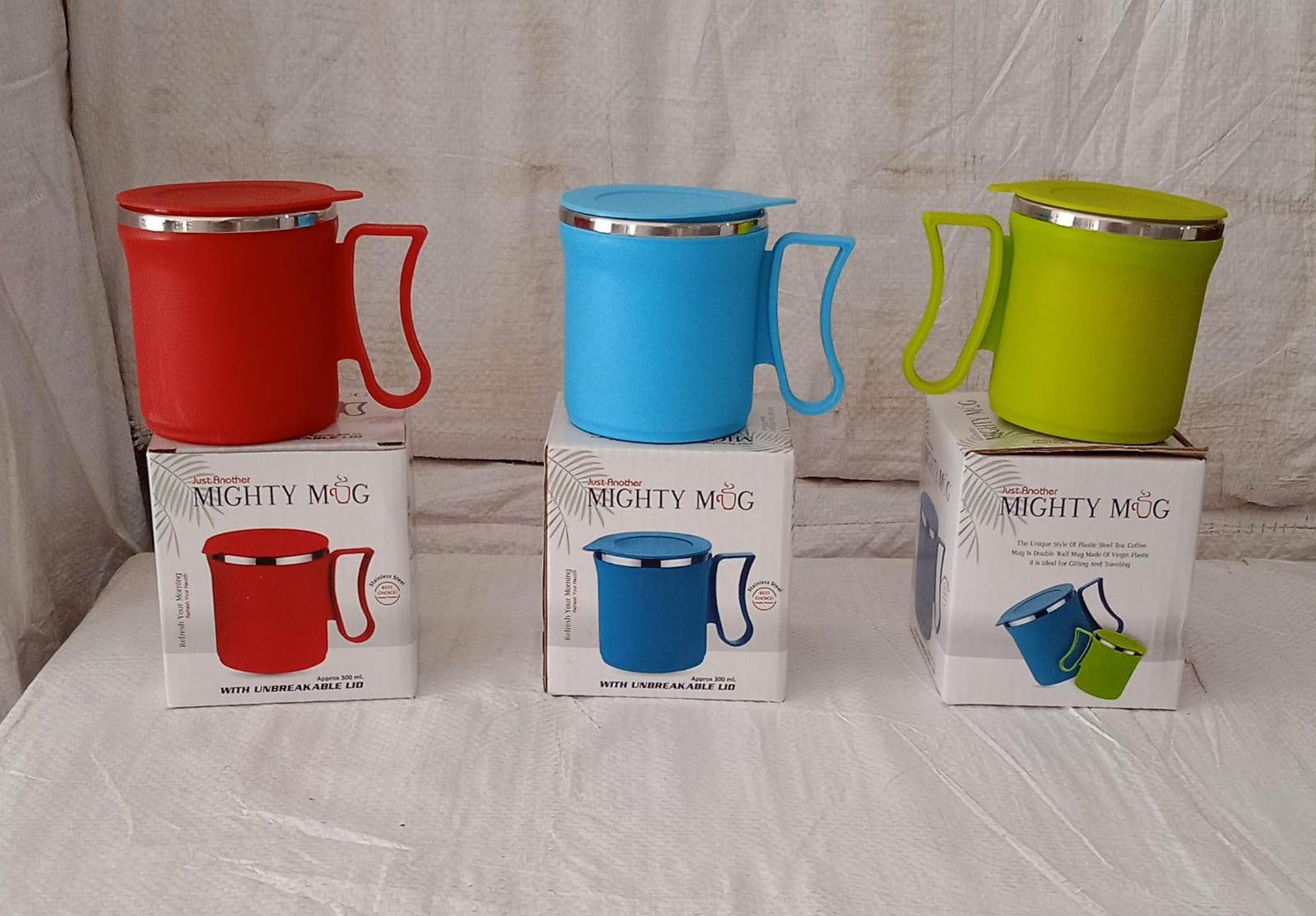 300ml Stainless Steel Mug: Insulated, Leakproof Lid, Hot/Cold Drinks (Mix Color) - infinityexculsivestore.com