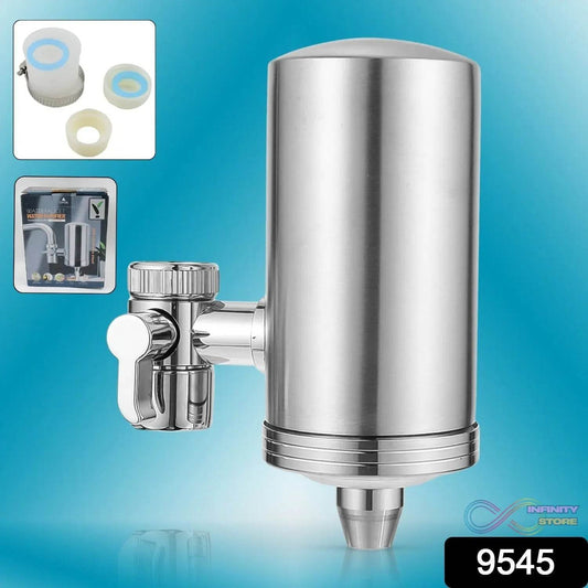 304 Stainless Steel Faucet Mount Water Filter, Water Purifier (1 Set) - infinityexculsivestore.com
