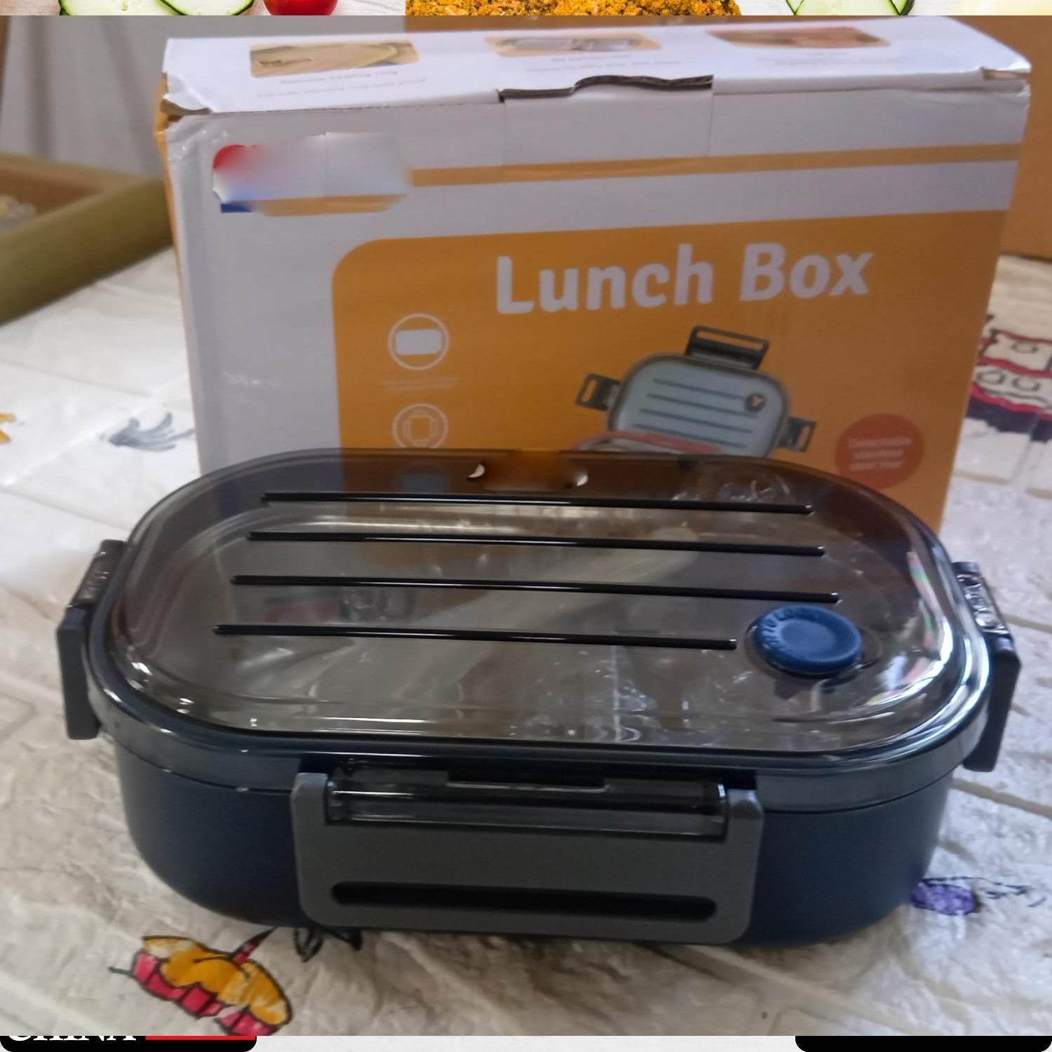 304 Stainless Steel Thermal Lunch Box Leakproof Food Storage Containers, 2-Compartment Lunch Box, Lunch Box for Boys, Girls, Kids, School & Office (500ML) - infinityexculsivestore.com