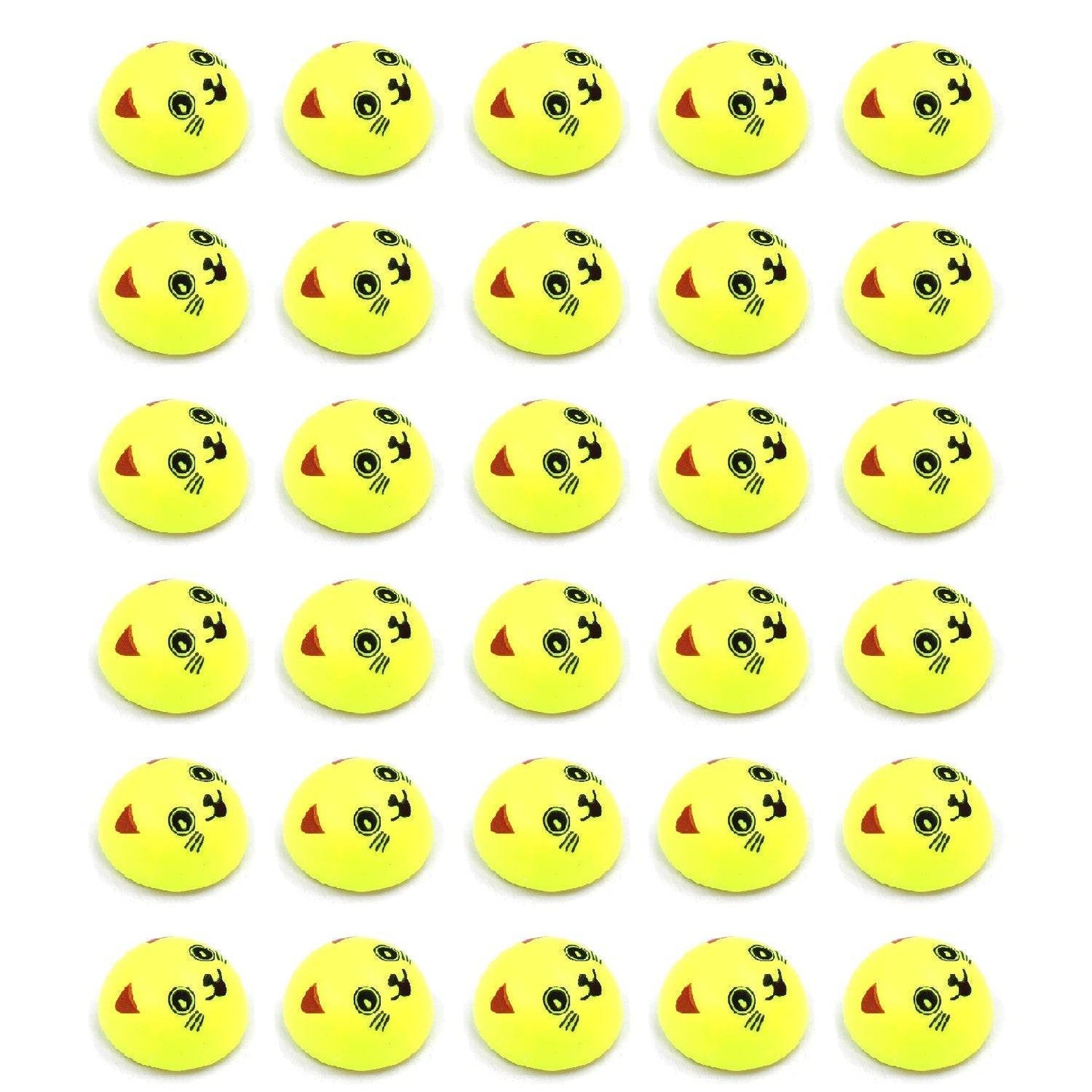 30PCS PULL BACK SMILEY TOY - infinityexculsivestore.com