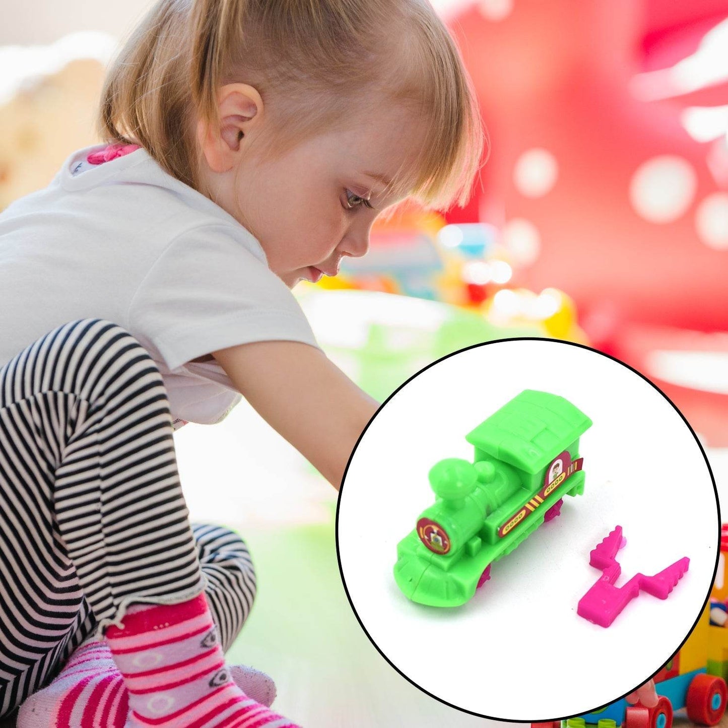 30pc Pull Along Back train Friction Power Toy Vehicle Push and Go Crawling Toys Baby - infinityexculsivestore.com