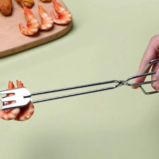 31cm MULTI FUNCTIONAL METAL BBQ CLIP TONGS CLAMP FOR GARBAGE CHARCOAL SERVING TOOLS - infinityexculsivestore.com