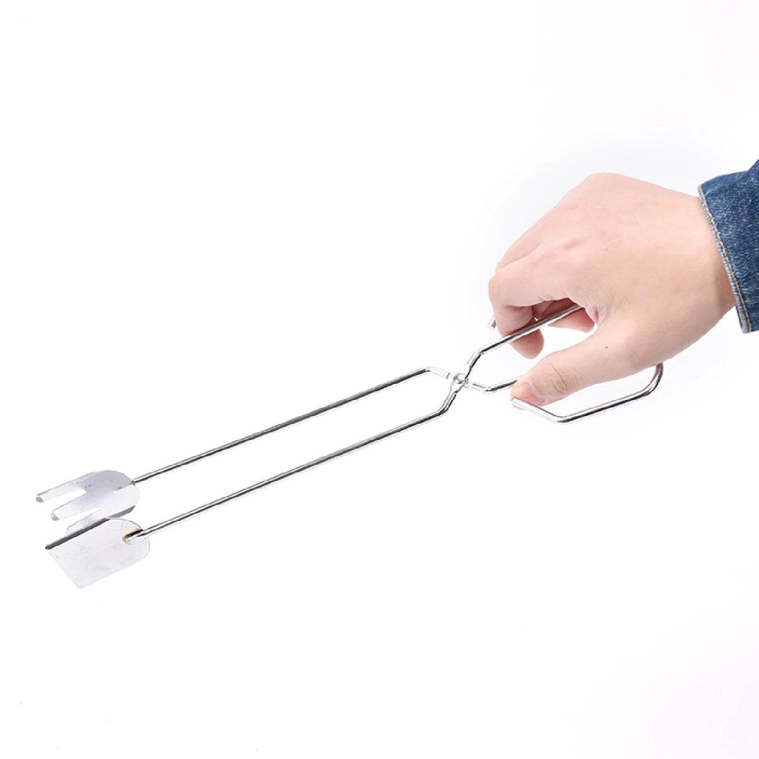 31cm MULTI FUNCTIONAL METAL BBQ CLIP TONGS CLAMP FOR GARBAGE CHARCOAL SERVING TOOLS - infinityexculsivestore.com