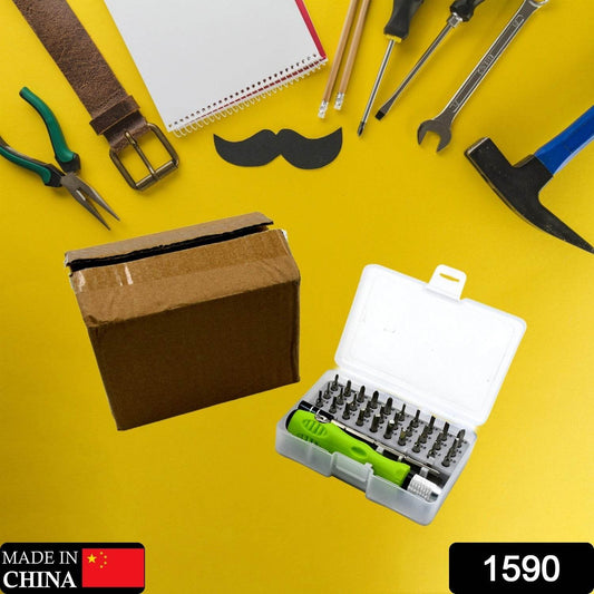 32 In 1 Mini Screwdriver Bits Set With Magnetic Flexible Extension Rod For Home Appliance, Laptop, Mobile and Computer Repairing - infinityexculsivestore.com