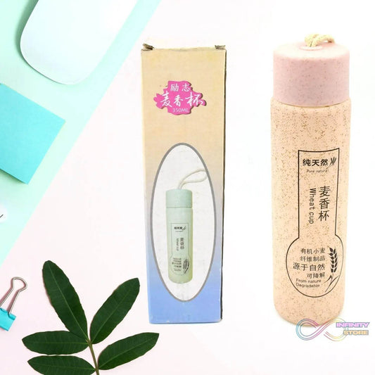 350ml Leak Proof Glass Water Bottle - Hot & Cold, BPA Free, Travel - infinityexculsivestore.com