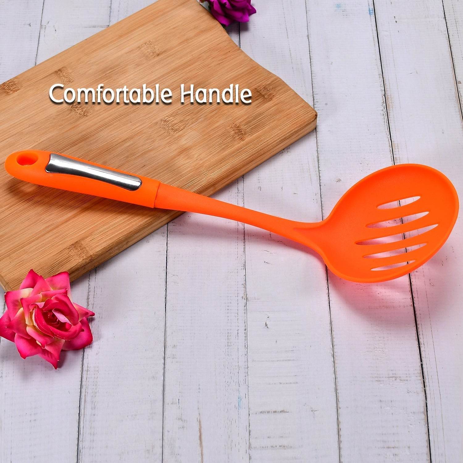 35cm Cooking Shovels Vegetable Colander Scoop Nylon Spoon Large Colander Soup Filter Kitchen Tools - infinityexculsivestore.com