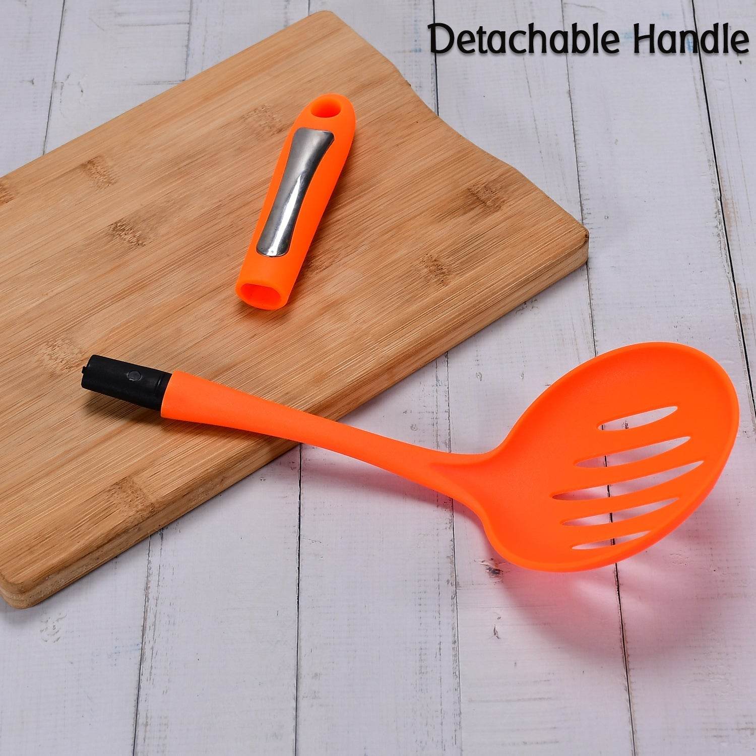 35cm Cooking Shovels Vegetable Colander Scoop Nylon Spoon Large Colander Soup Filter Kitchen Tools - infinityexculsivestore.com