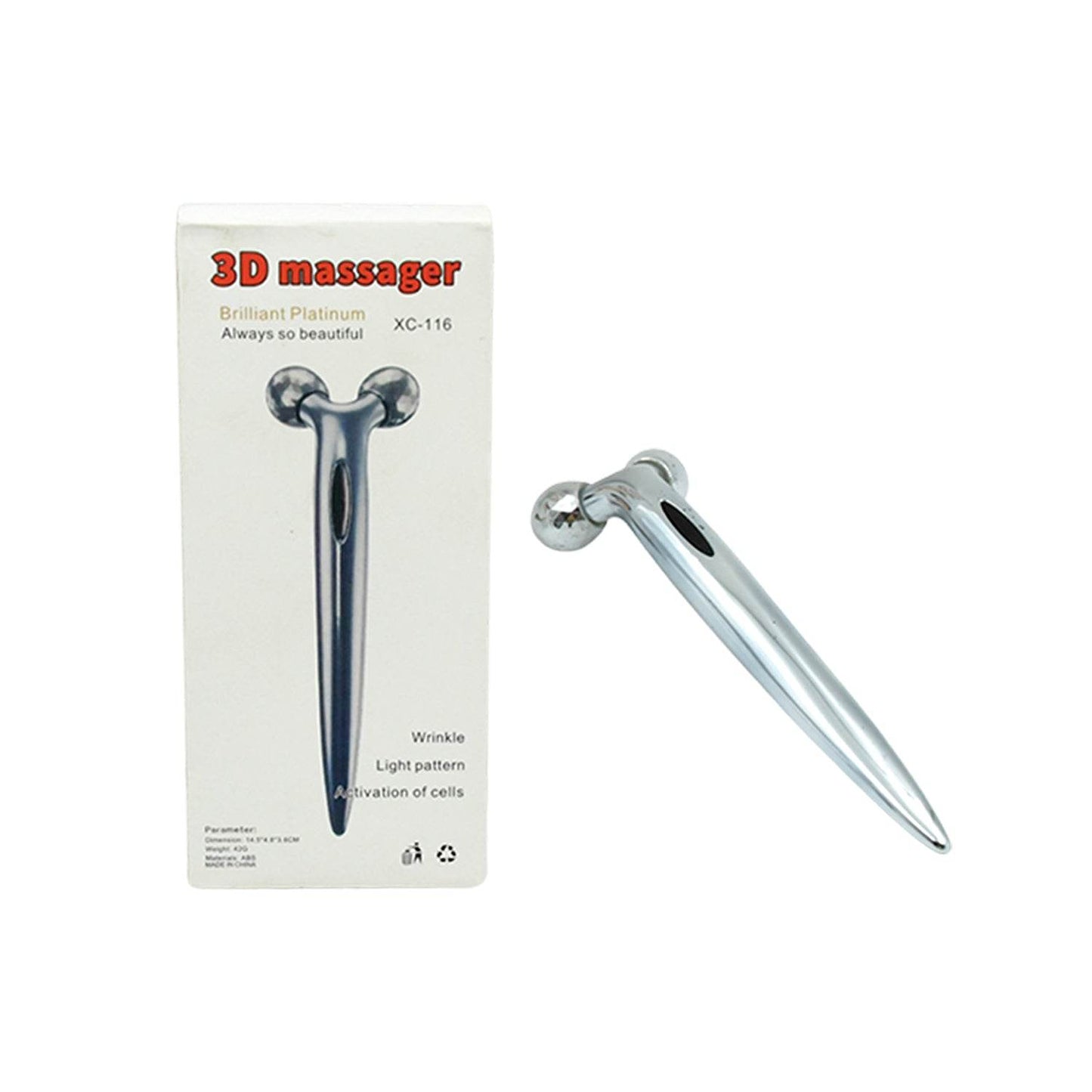 360 Degree Facial Roller, designed for face lifting and skin tightening, improves blood circulation and reduces puffiness. - infinityexculsivestore.com