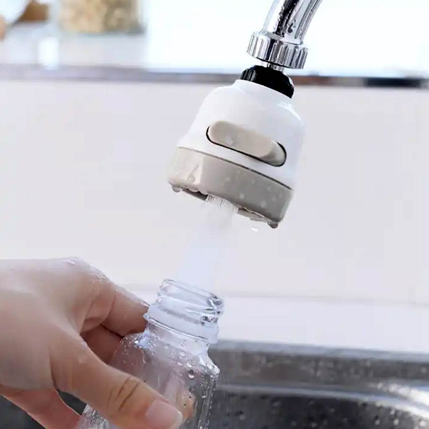 360 Degree Rotating Water-Saving Sprinkler,Faucet Aerator for Kitchen,Bathroom,Water Faucet Kitchen Tap,sink tap shower sprinkler plastic 3 Mode Adjustable Head Nozzl - infinityexculsivestore.com