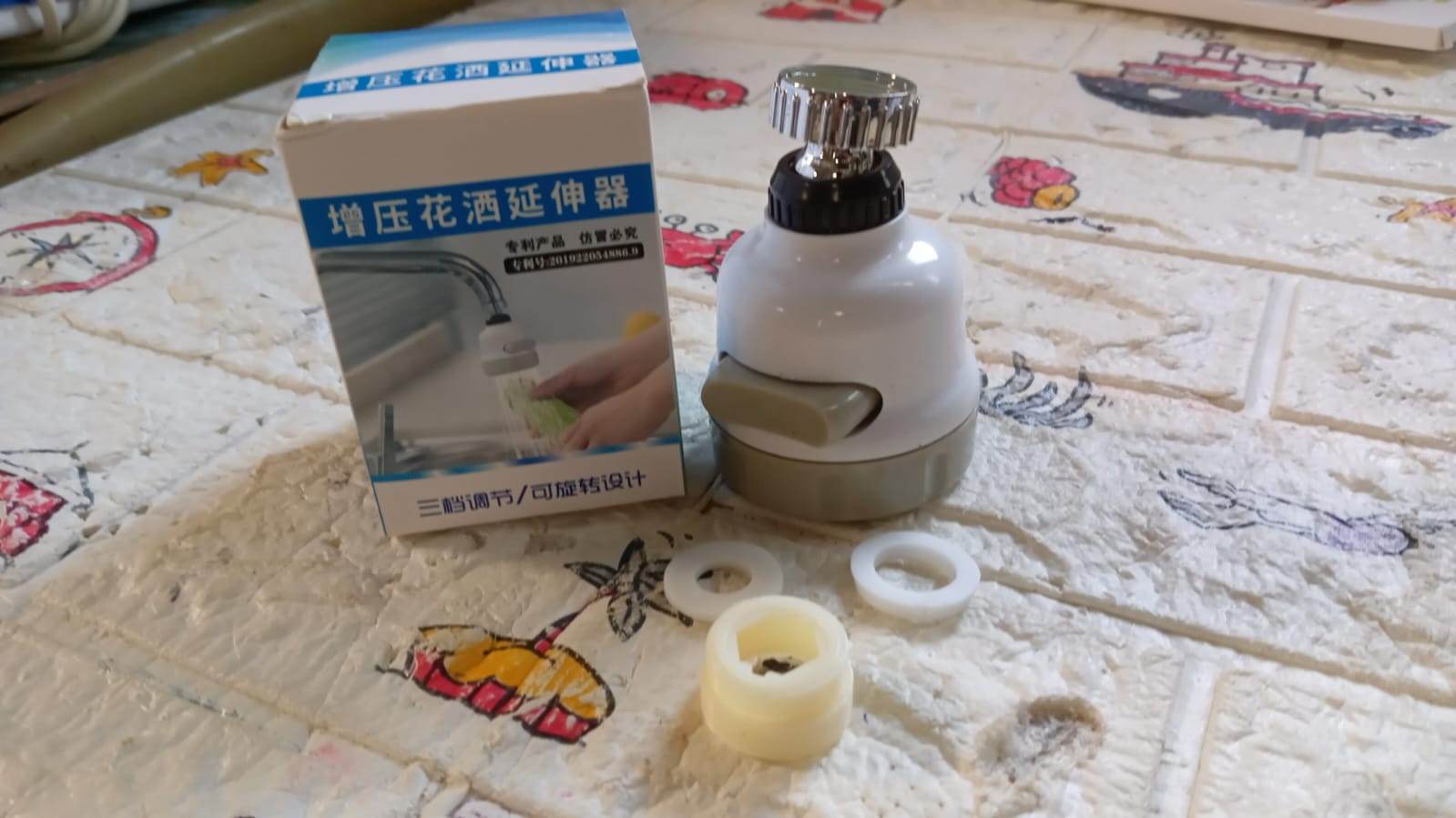 360 Degree Rotating Water-Saving Sprinkler,Faucet Aerator for Kitchen,Bathroom,Water Faucet Kitchen Tap,sink tap shower sprinkler plastic 3 Mode Adjustable Head Nozzl - infinityexculsivestore.com