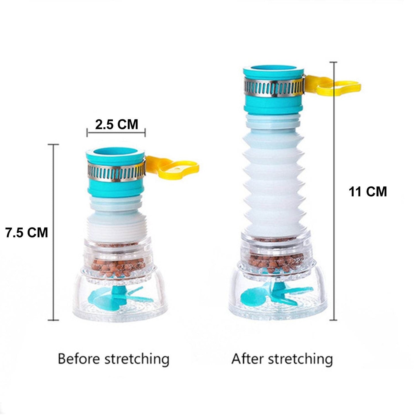 360 Degree Water Saving Faucet Expandable Water Valve Splash Regulator - infinityexculsivestore.com
