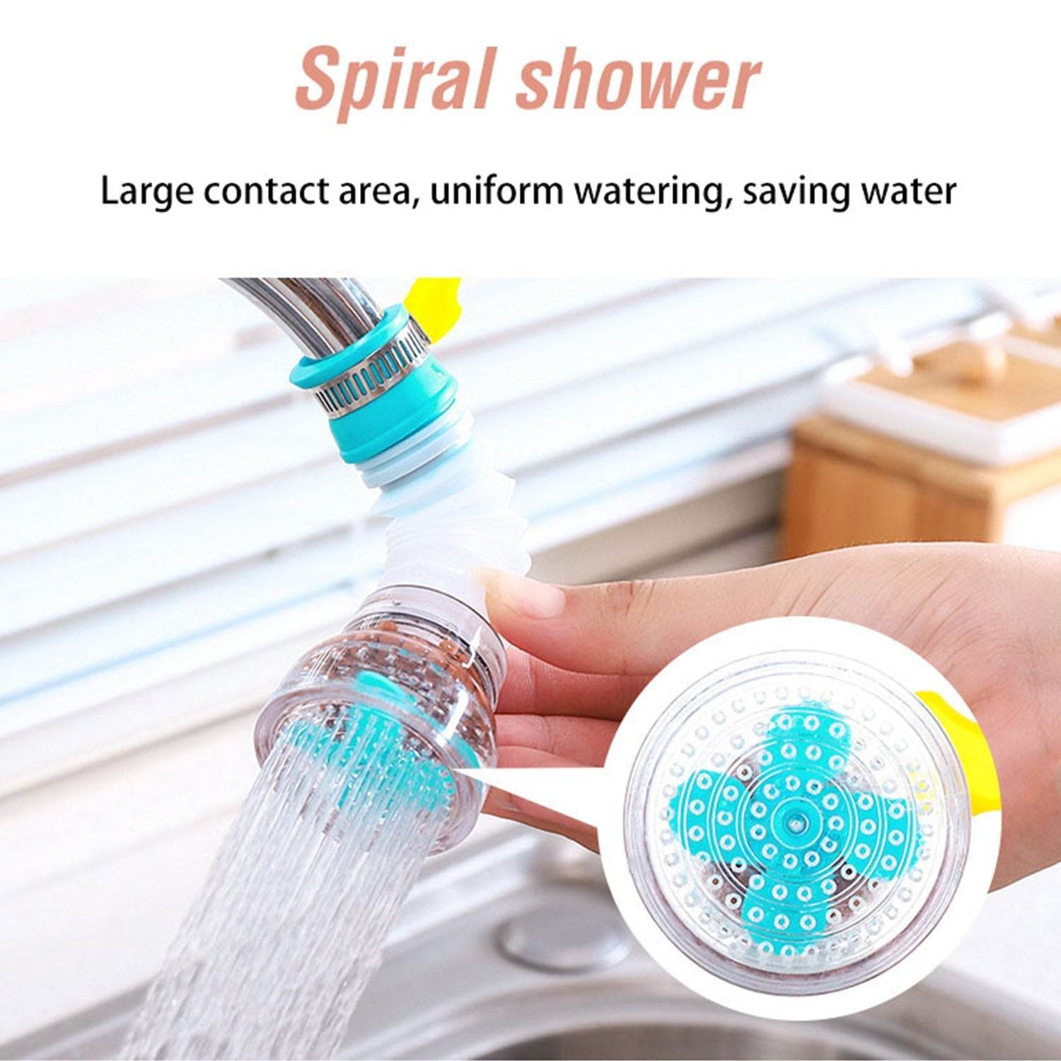 360 Degree Water Saving Faucet Expandable Water Valve Splash Regulator - infinityexculsivestore.com