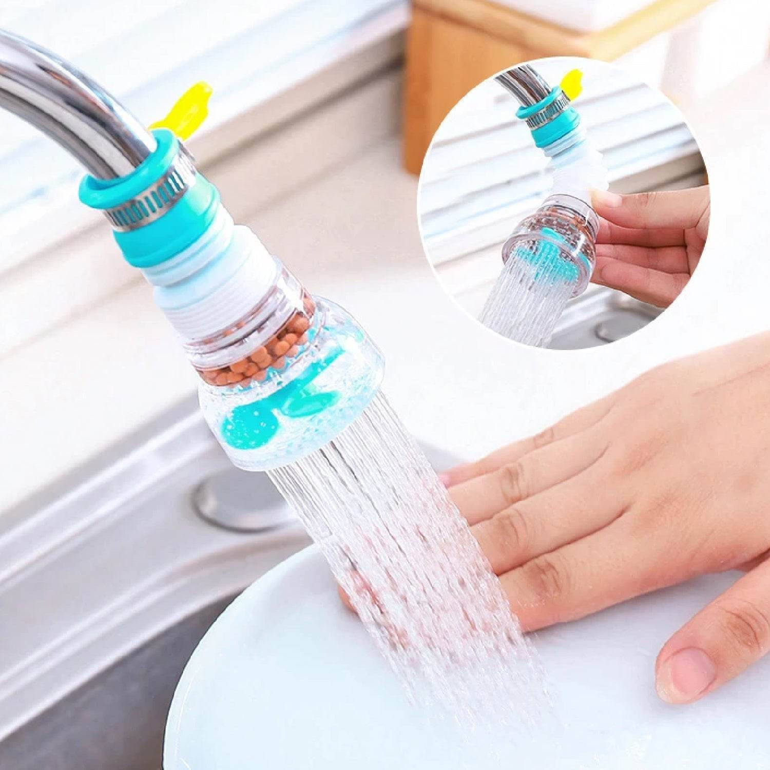 360 Degree Water Saving Faucet Expandable Water Valve Splash Regulator - infinityexculsivestore.com