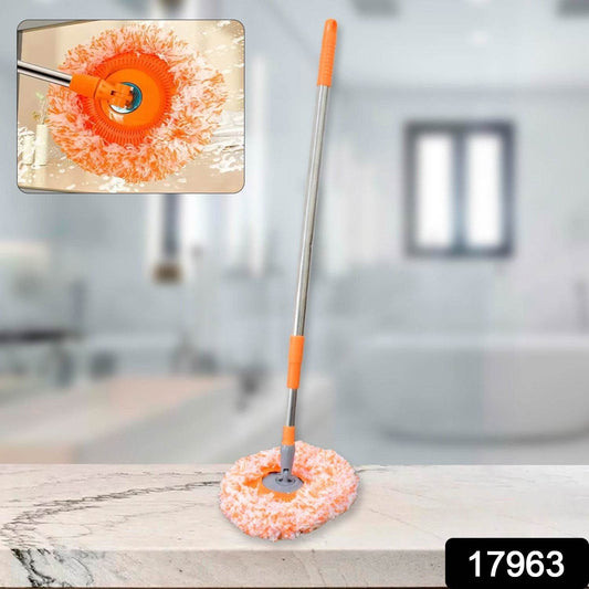 360Β° Rotatable Ceiling Dust Cleaning Mop Extendable Long Lightweight Handle Mop Heads Pad, Spin Scrubber for Ceiling Floor Bathroom Kitchen Tile - infinityexculsivestore.com