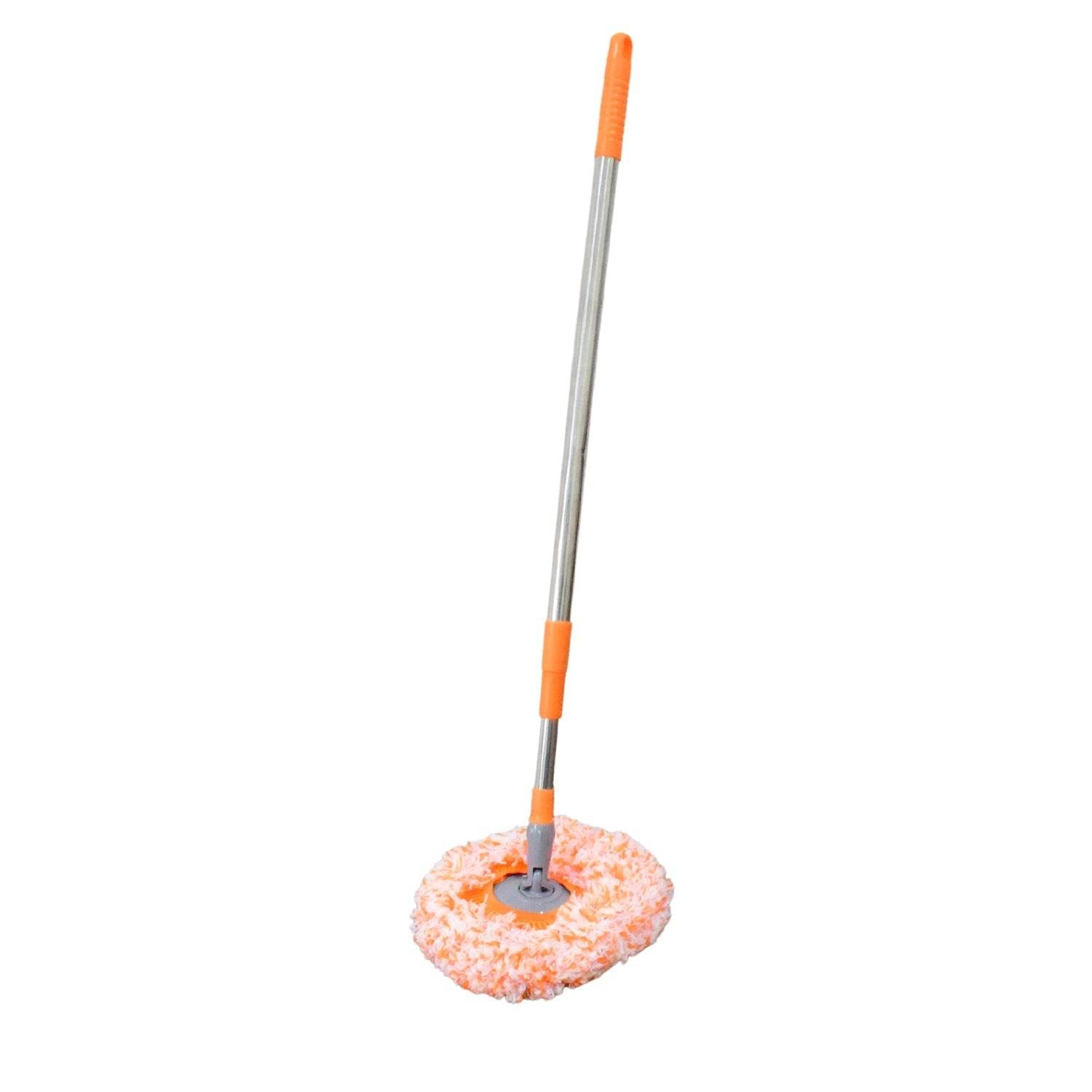 360° Rotatable Ceiling Dust Cleaning Mop Extendable Long Lightweight Handle Mop Heads Pad, Spin Scrubber for Ceiling Floor Bathroom Kitchen Tile - infinityexculsivestore.com