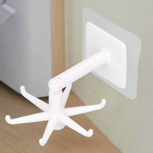 360Β° Rotating Folding Hook Self-Adhesive Waterproof Wall Mounted Hook - infinityexculsivestore.com