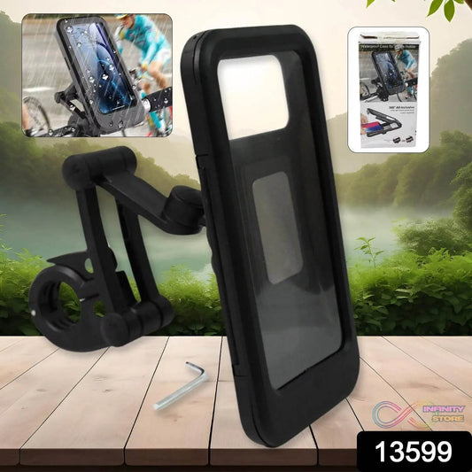 360 Rotation Bike Phone Mount Waterproof Cell Phone Holder (1 Pc) - infinityexculsivestore.com