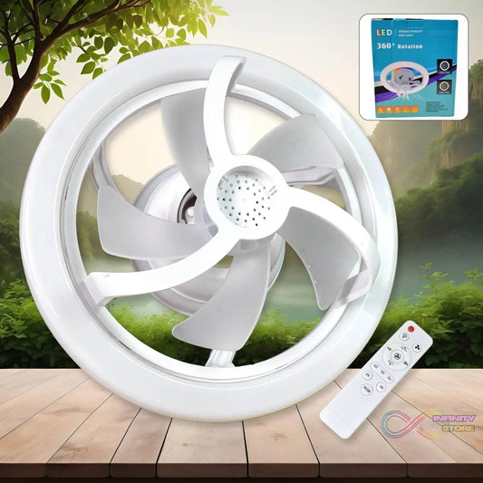 360Β° Rotation Ceiling Fan Light Smart Fan with Remote Control (1 Pc) - infinityexculsivestore.com