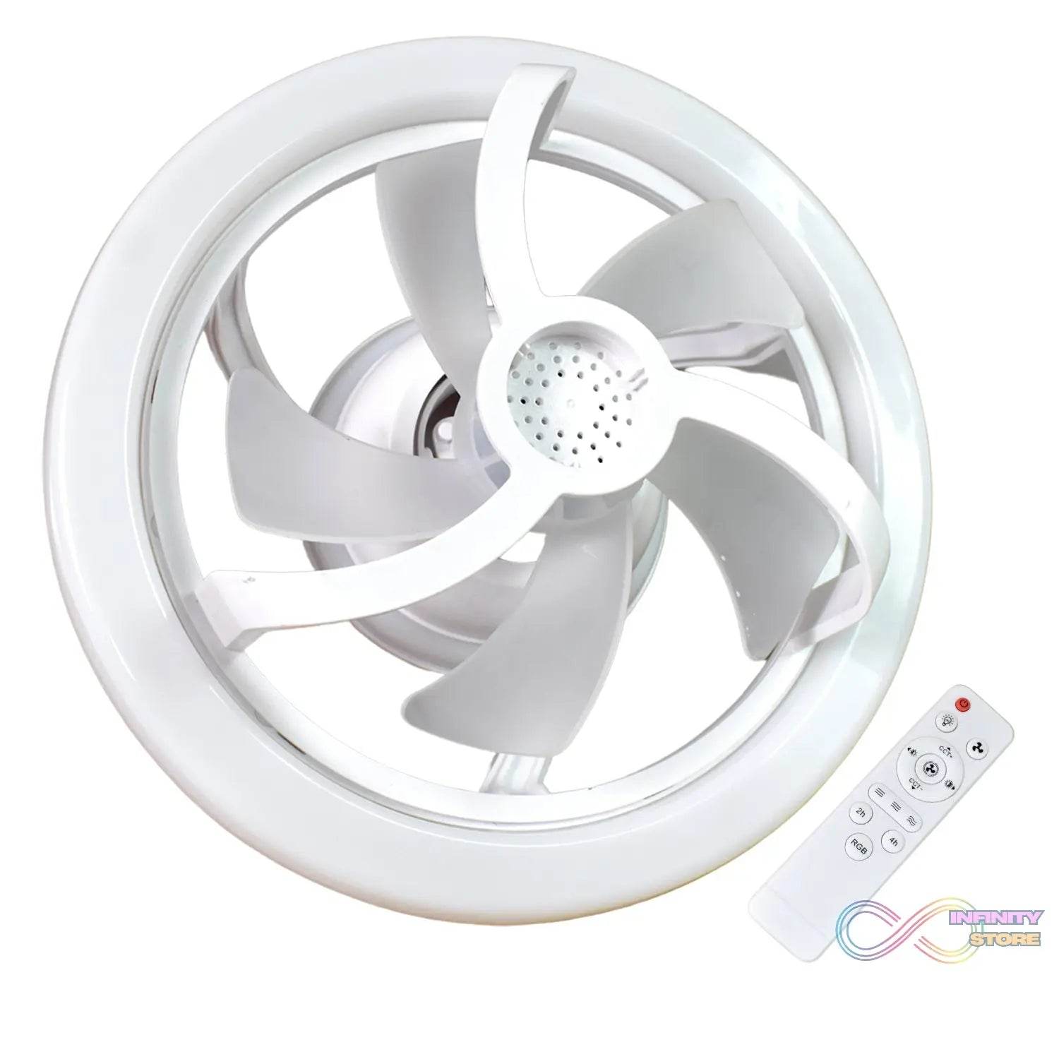 360° Rotation Ceiling Fan Light Smart Fan with Remote Control (1 Pc) - infinityexculsivestore.com