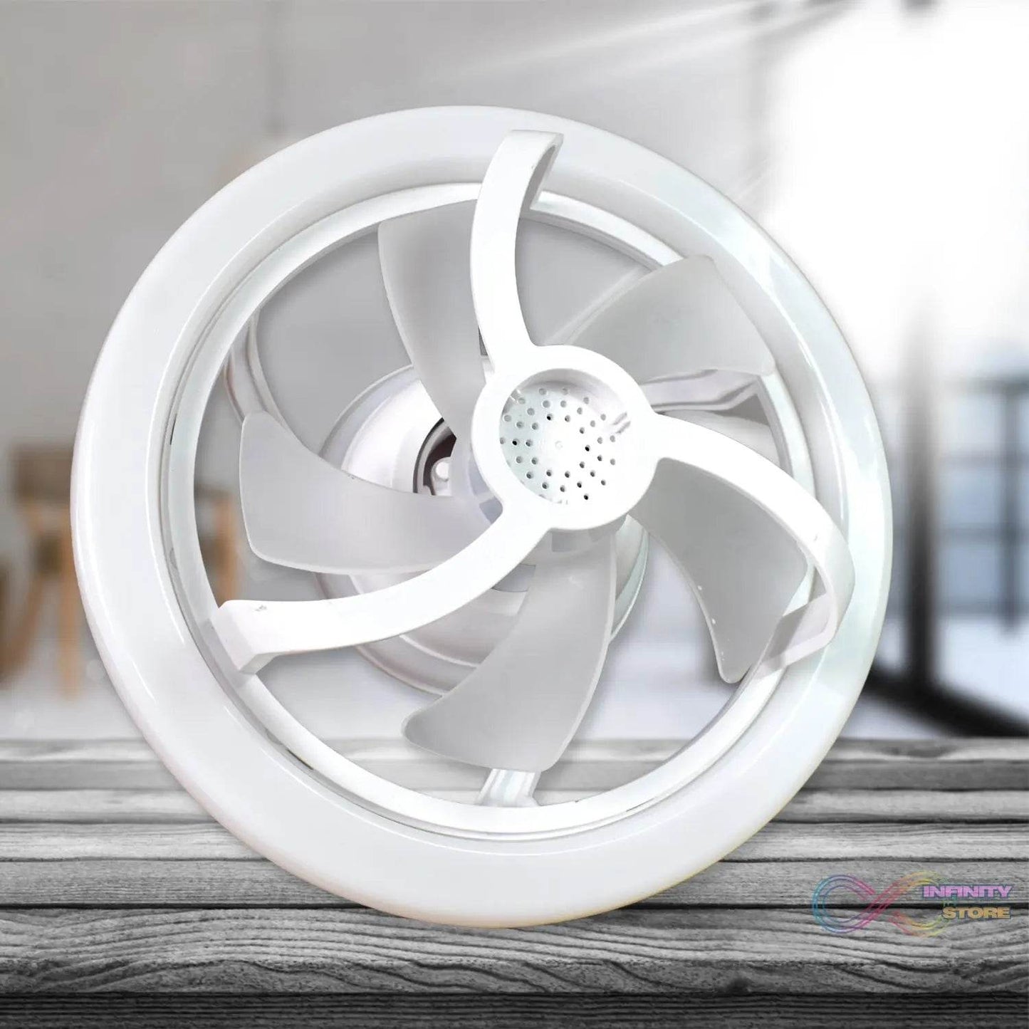 360° Rotation Ceiling Fan Light Smart Fan with Remote Control (1 Pc) - infinityexculsivestore.com