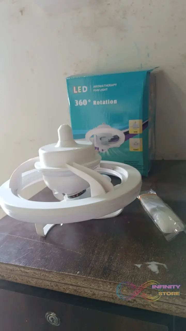 360° Rotation Ceiling Fan Light Smart Fan with Remote Control (1 Pc) - infinityexculsivestore.com